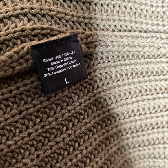 Jenni Kayne fisherman organic cotton blend v neck sweater - Picture 5 of 8